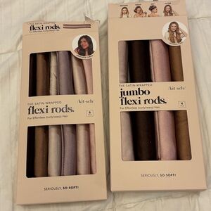 Kitsch Satin Wrapped Flexi Rods for Effortless Curls
